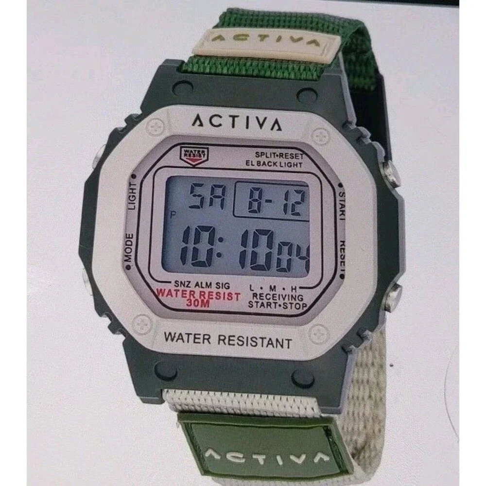 Activa Spectra X Invicta Digital Unisex Watch - 44.5mm, Olive Green ACWF001